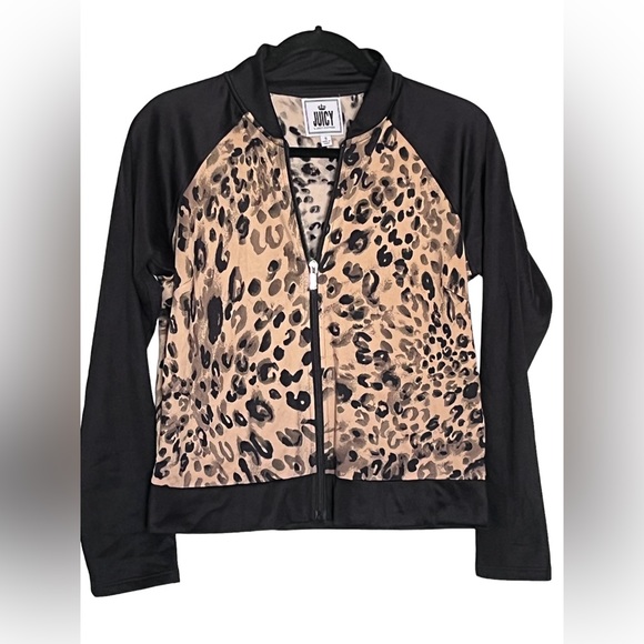 Juicy Jacket womens size S Leopard print - Picture 1 of 4